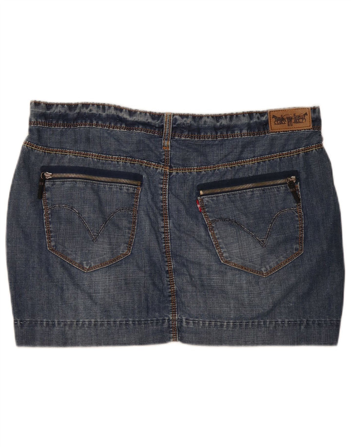 Levi's Mini-denimnederdel til kvinder W38 XL Blå