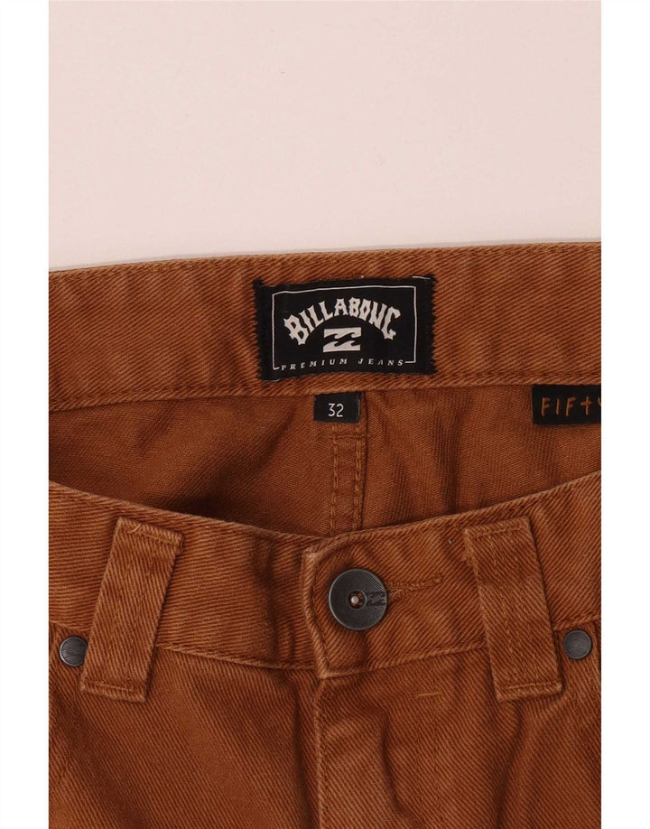 Billabong Herre Regular Straight Jeans W32 L31 Brun Bomuld
