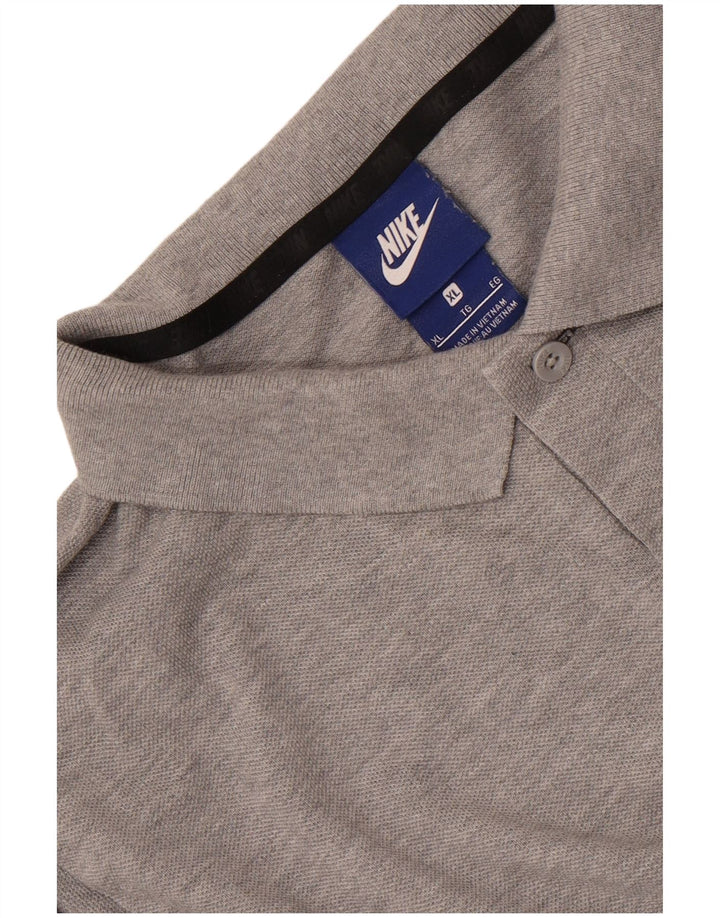 Nike herre poloshirt XL Grå