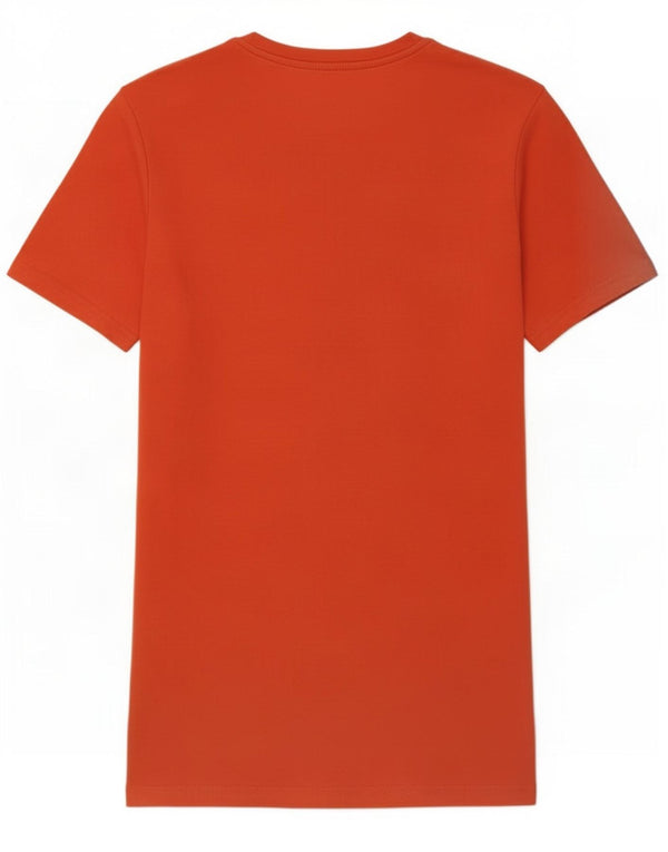 Jack & Jones Herre Slim Fit Grafisk T-shirt Top Medium Orange Cotton