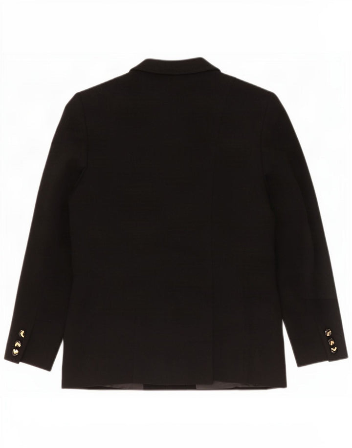 Valentino Dame 4-knaps blazerjakke IT 44 Medium Sort Uld