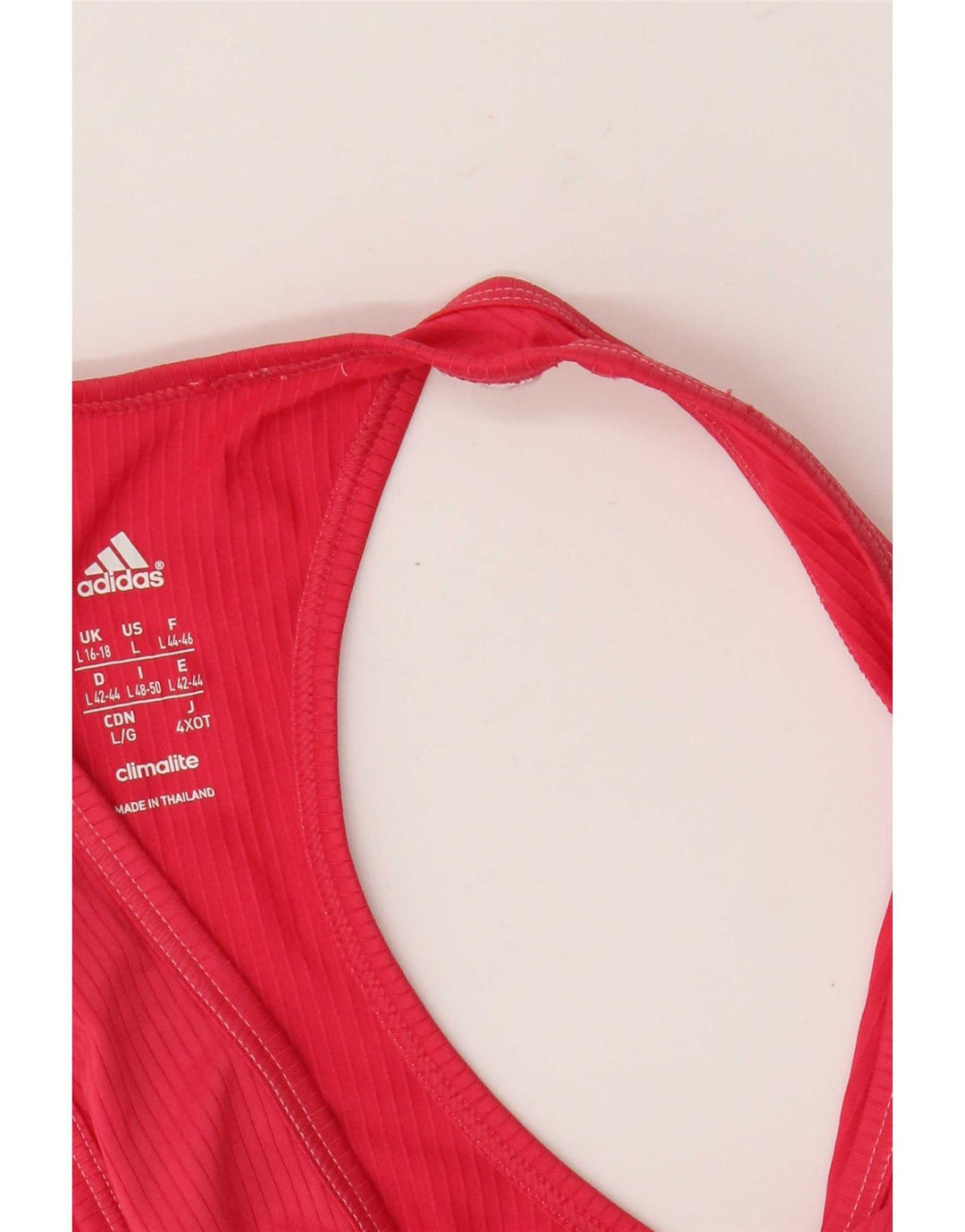 Adidas Dame Climalite Vest Top UK 16/18 Large Pink