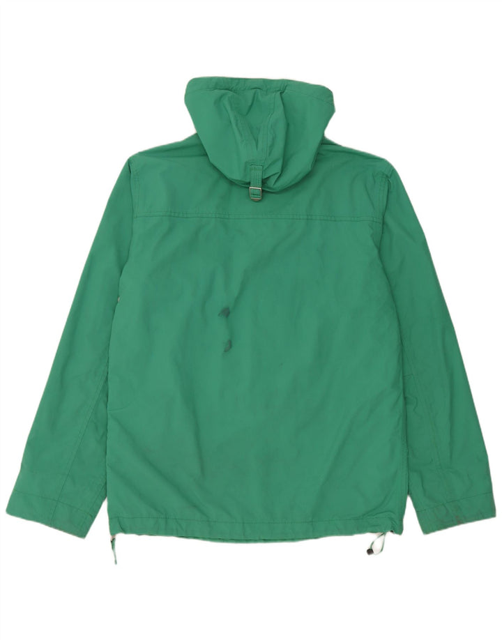 Napapijri Dame Grafisk Anorak Jacket UK 14 Medium Grøn Polyamid