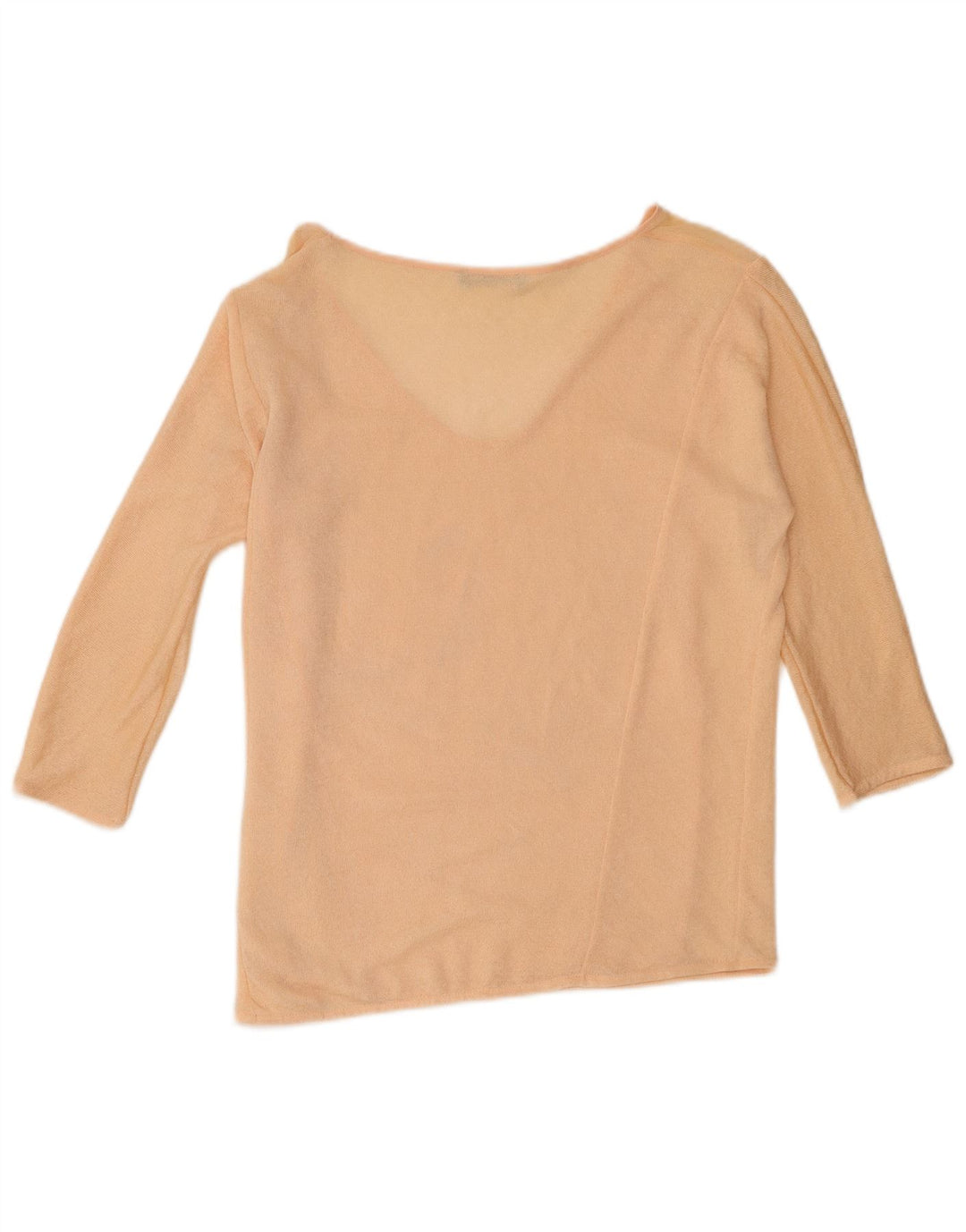 Zara Dame Top 3/4 ærmer UK 14 Medium Pink Polyester