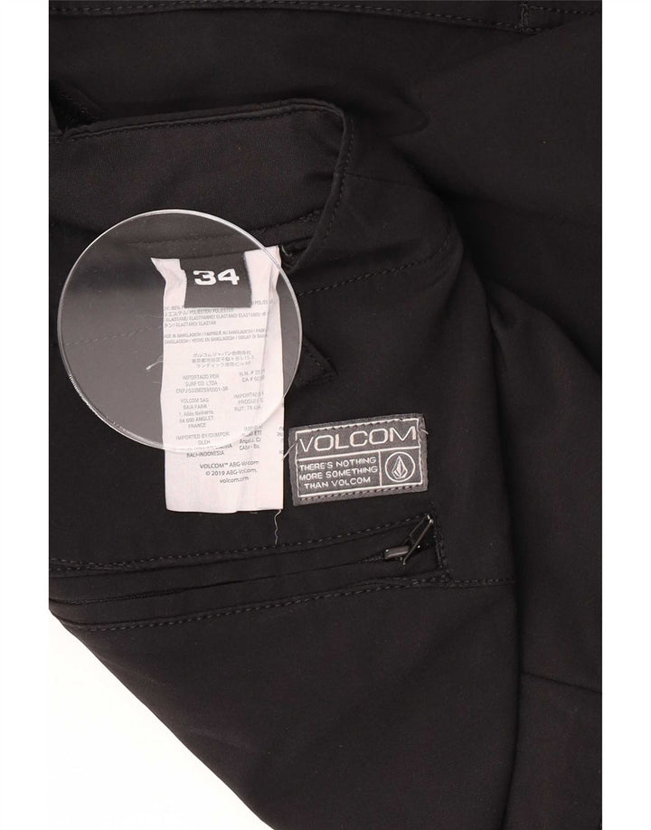 Volcom Herre Chino Shorts Large W34 Sort Polyester