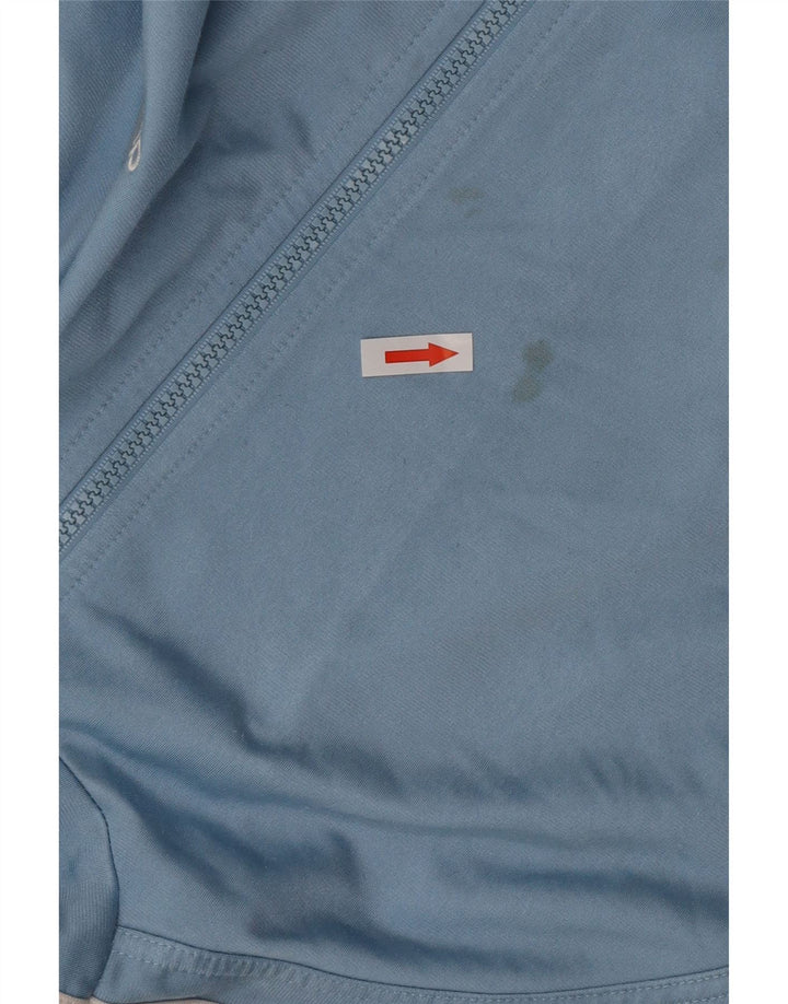 ADIDAS Herre Loose Fit træningsdragt Topjakke UK 40/42 Medium Blue Polyester