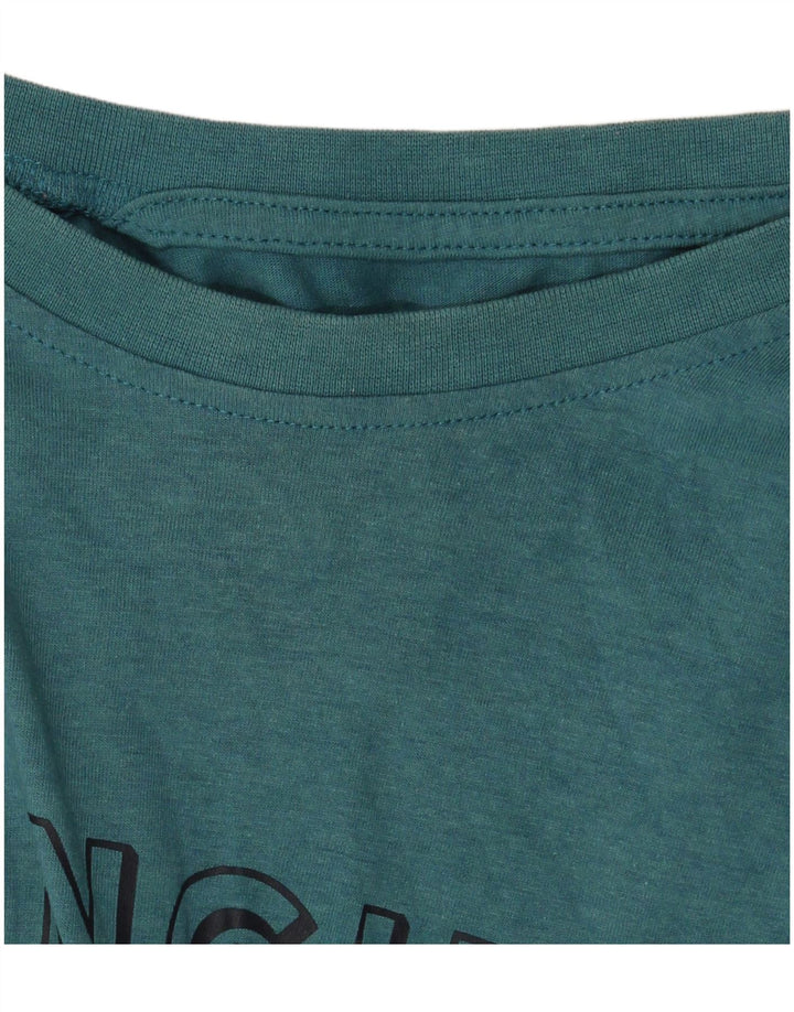 Penguin Herre Grafisk T-Shirt Top XL Blå Bomuld