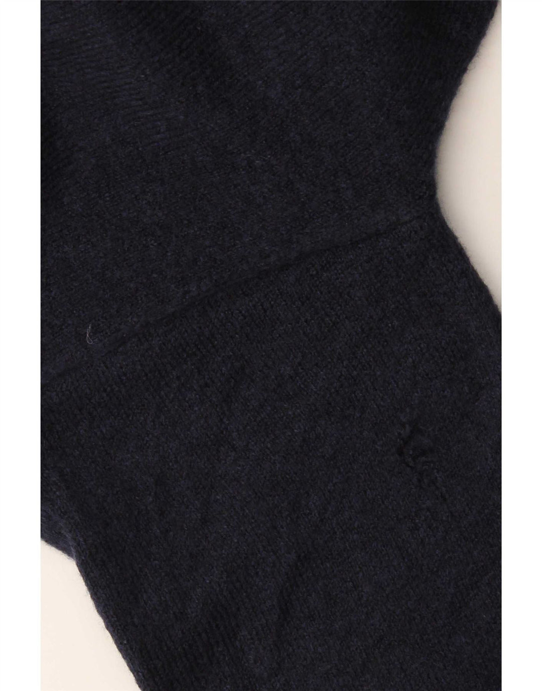 Zara Dame Oversized Roll Neck Jumper Sweater UK 10 Small Navy Blue