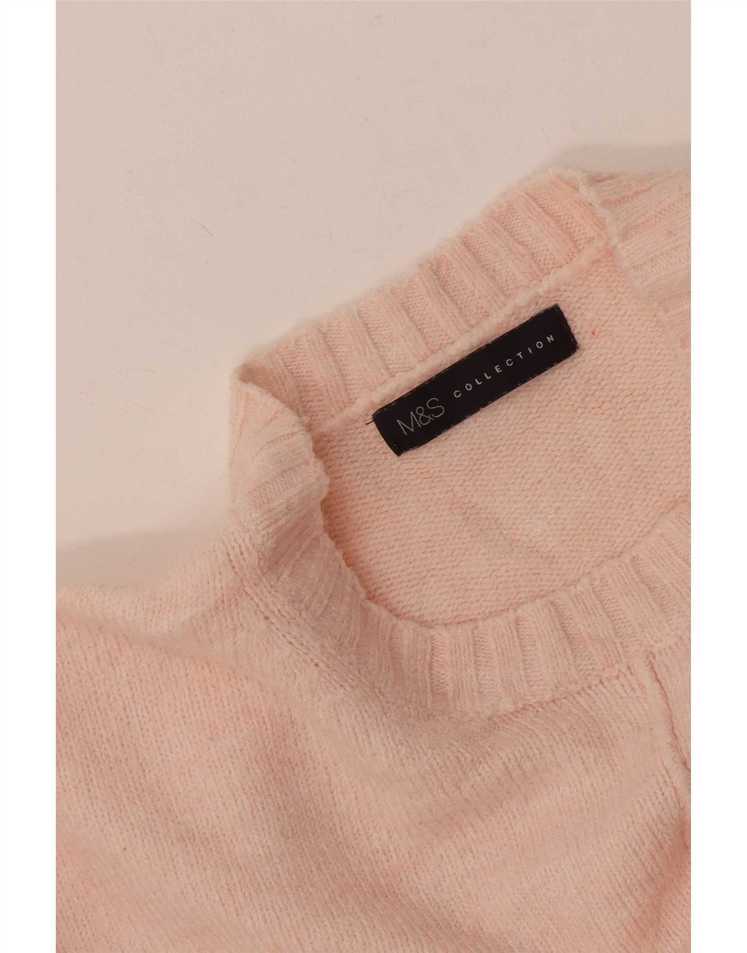 Marks & Spencer Dame sweater med rund hals DK 14 Large Pink