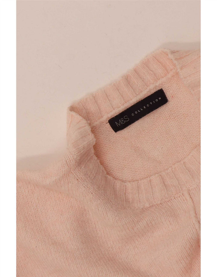 Marks & Spencer Dame sweater med rund hals DK 14 Large Pink