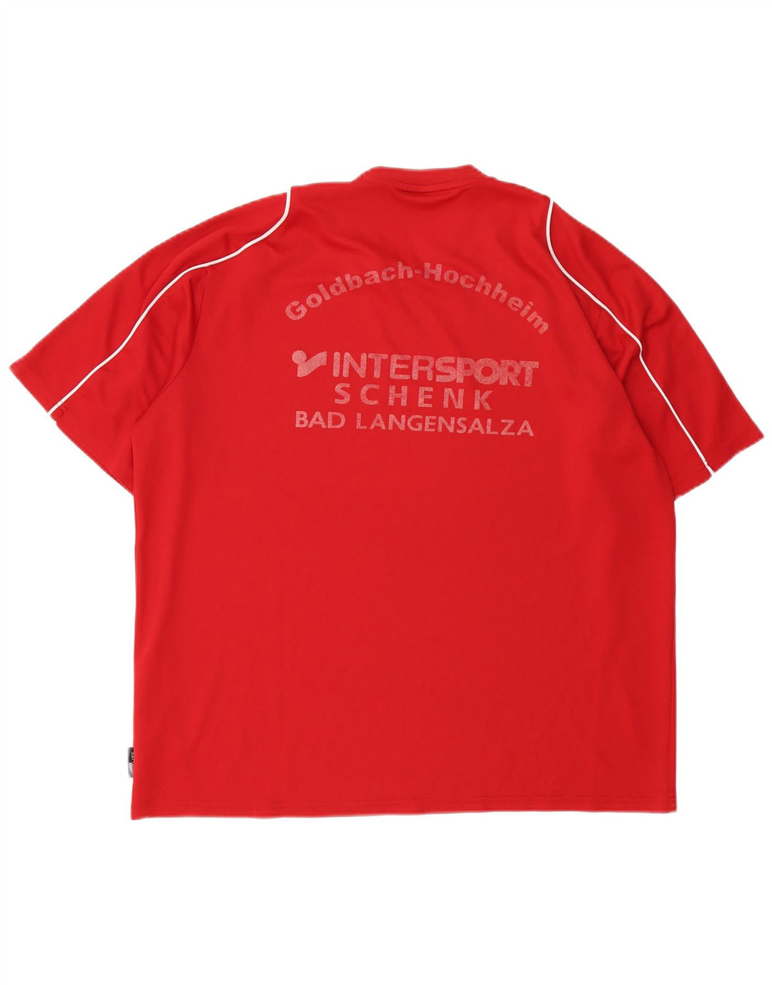 Adidas Herre Climalite Grafisk T-Shirt Top XL Rød Polyester