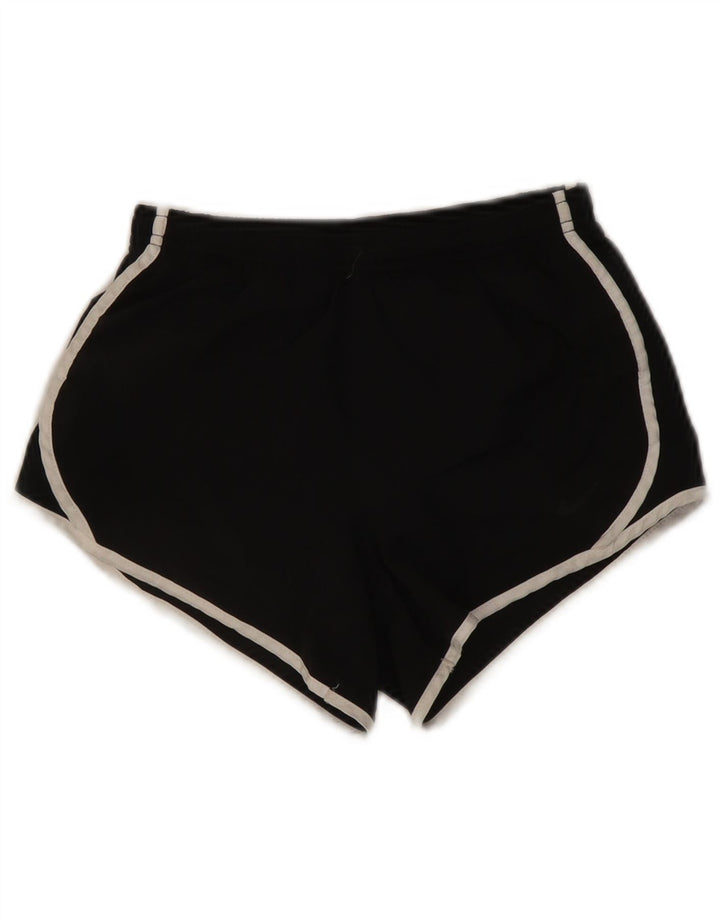 Nike Dame Dri Fit Sports Shorts UK 12 Medium Sort Polyester