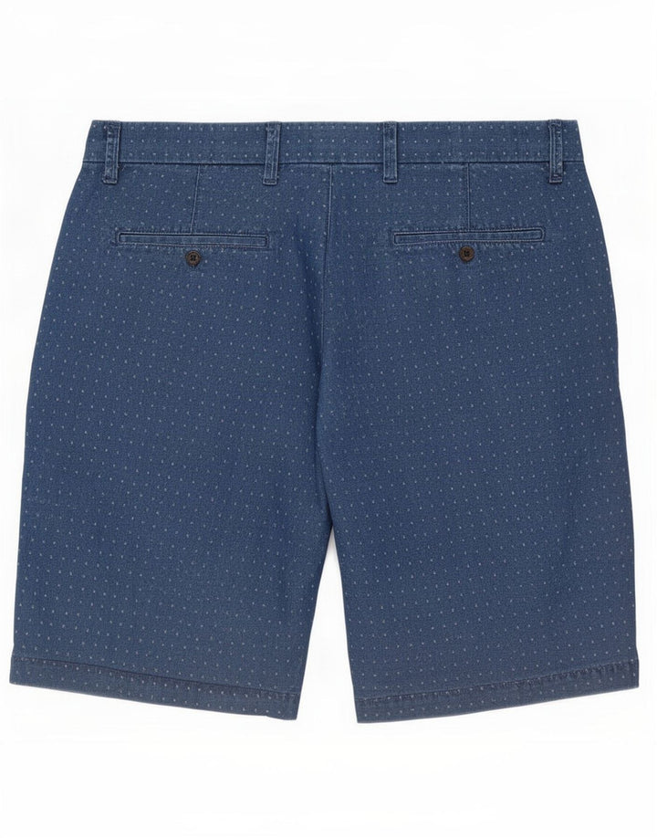 Gap Herre Chino Shorts W30 Mellem marineblå plettet bomuld