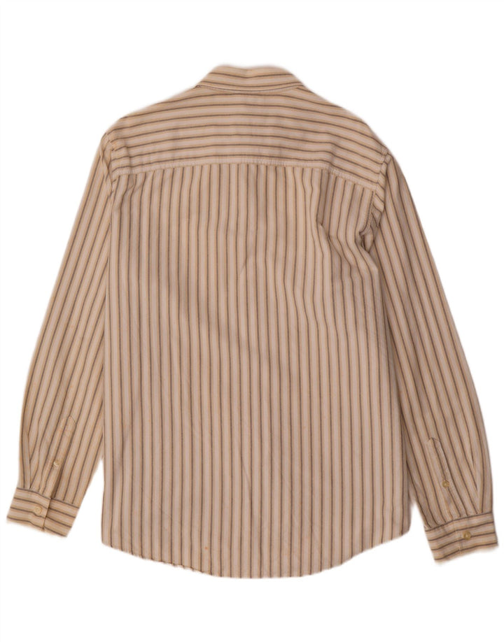 TIMBERLAND Herreskjorte 2XL Beige Stribet Bomuld