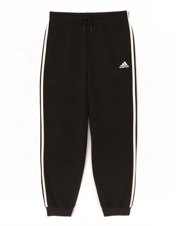 Adidas Womens Tracksuit Trousers Joggers UK 12/14 Medium Black Cotton