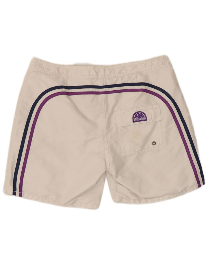 Sundek Herre badeshorts Stor Hvid Polyester