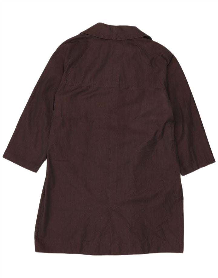 Vintage Dame Overfrakke UK 14 Large Burgundy