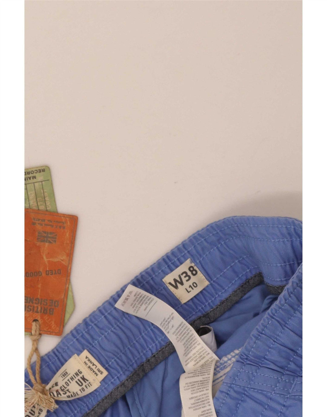 Fat Face Herre Chino Shorts W38 XL Blå Bomuld