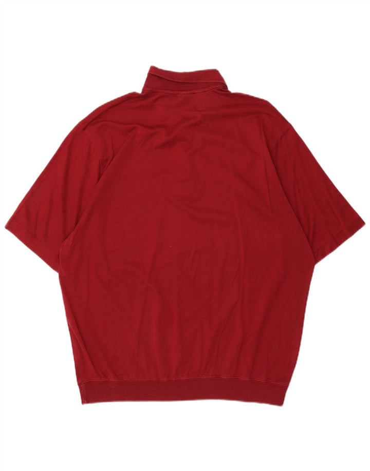 PAUL & SHARK Herre Yachting Polo Shirt Large Burgundy