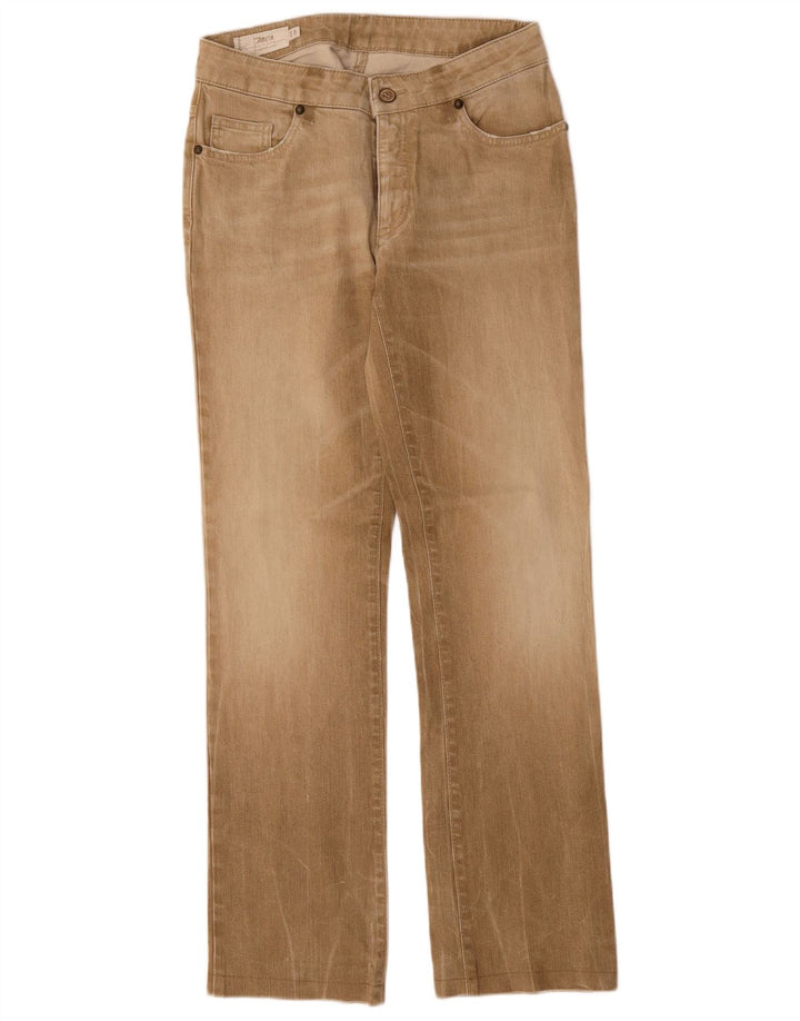 Marlboro Classics Dame Straight Jeans W29 L30 Beige Bomuld