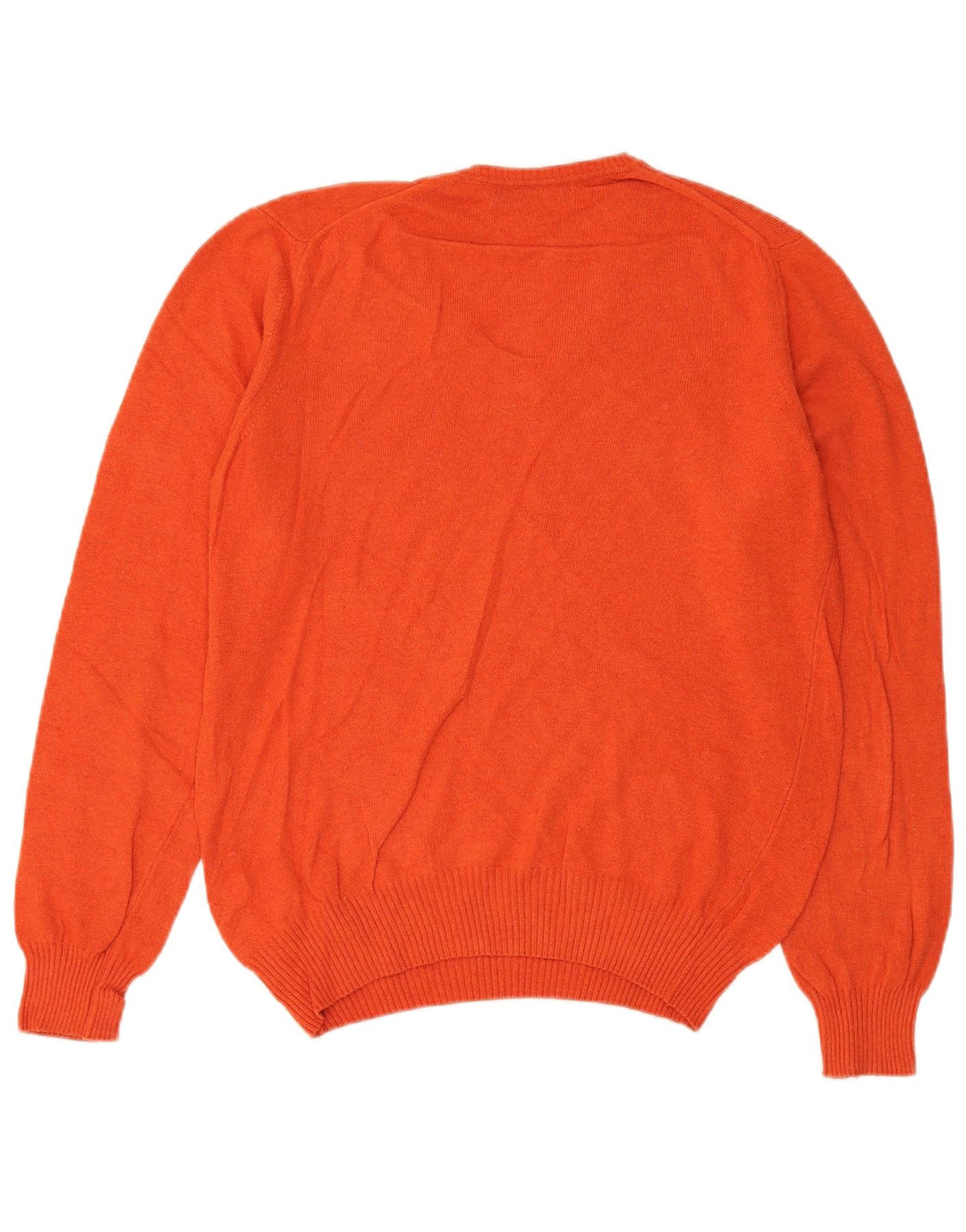Zara Herre V-hals sweater Stor Orange Viscose