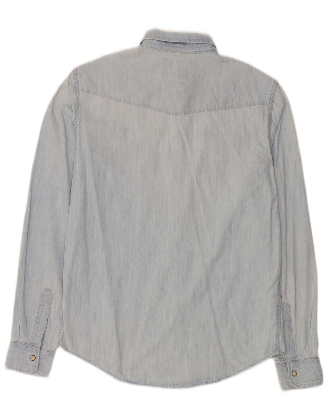 Zara Denimskjorte til mænd mellemblå