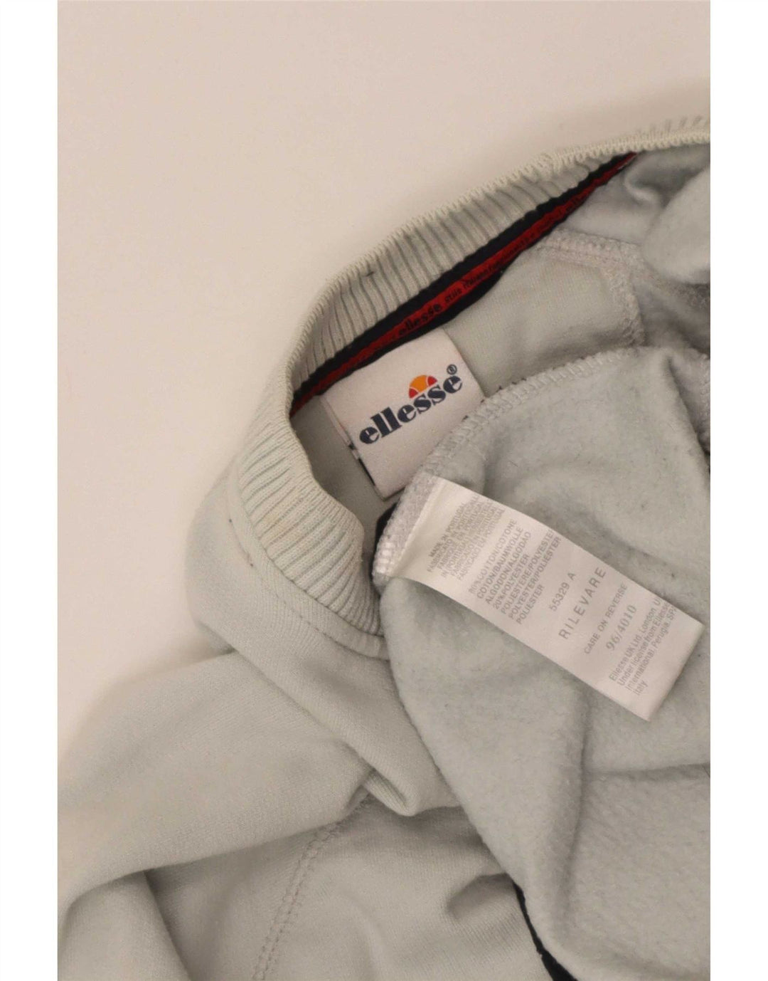 Ellesse Herre Sweatshirt Jumper Medium Blå Stribet Bomuld