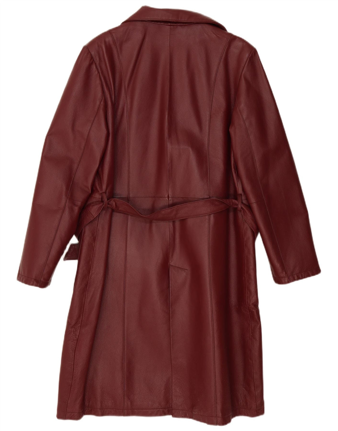 Vintage læderfrakke til kvinder IT 50 XL Burgundy læder