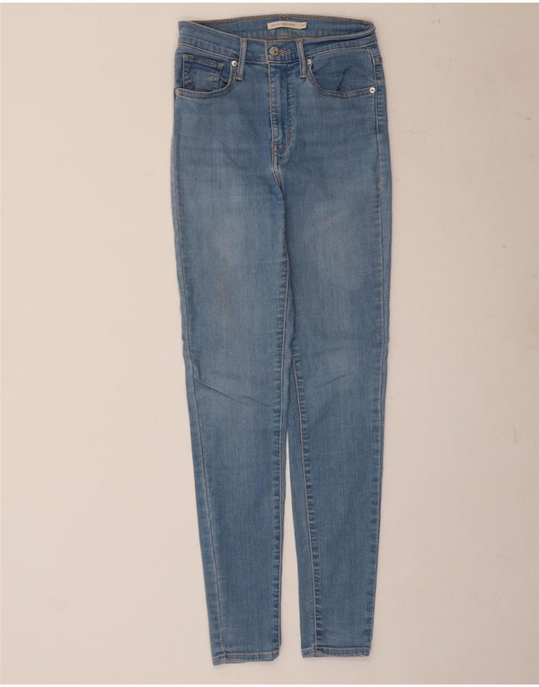 Levi's Kvinder Mile High Super Skinny Jeans W27 L29 Blå Bomuld