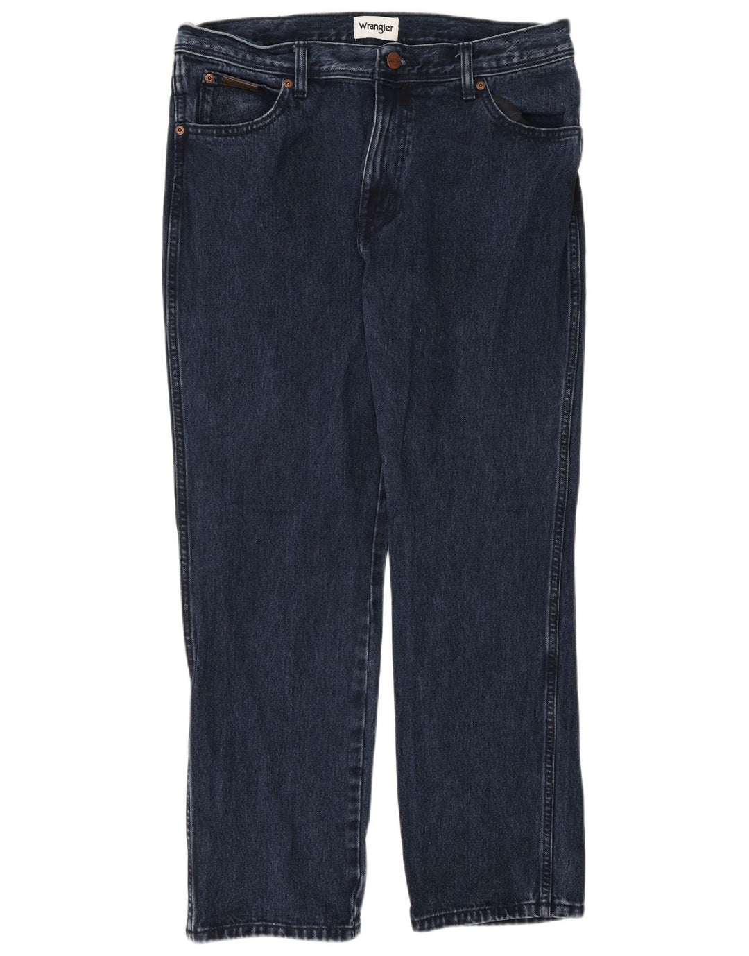 Wrangler Herre Texas Straight Jeans W34 L30 Navy Blue