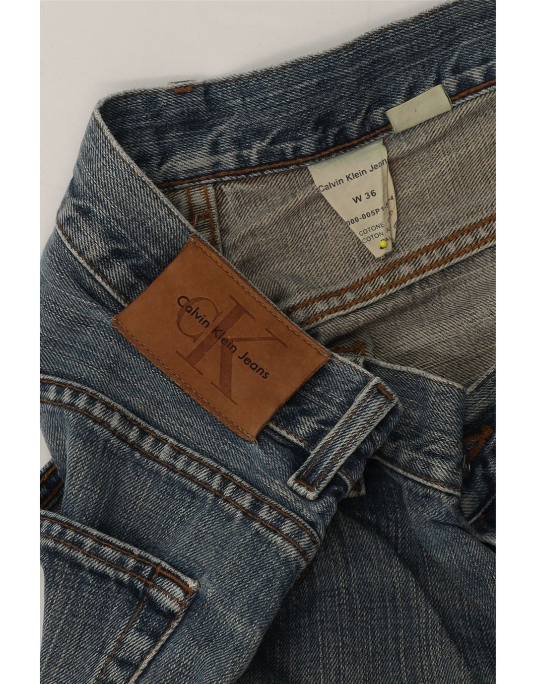 Calvin Klein Dame Slim Jeans W36 L34 Blå Bomuld
