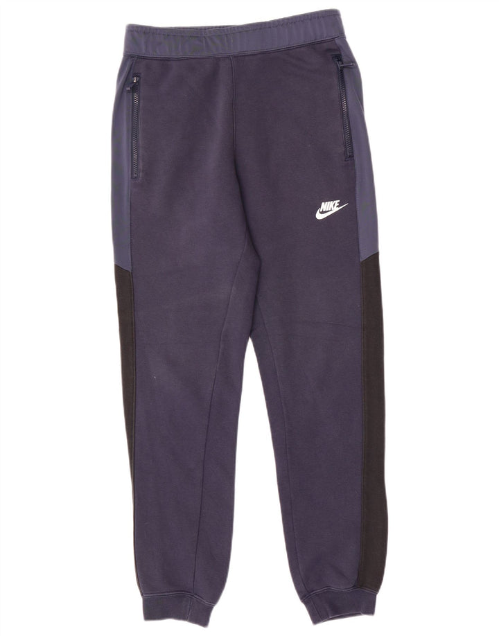 NIKE Træningsdragt til mænd Joggers XS Marineblå Colourblock Bomuld