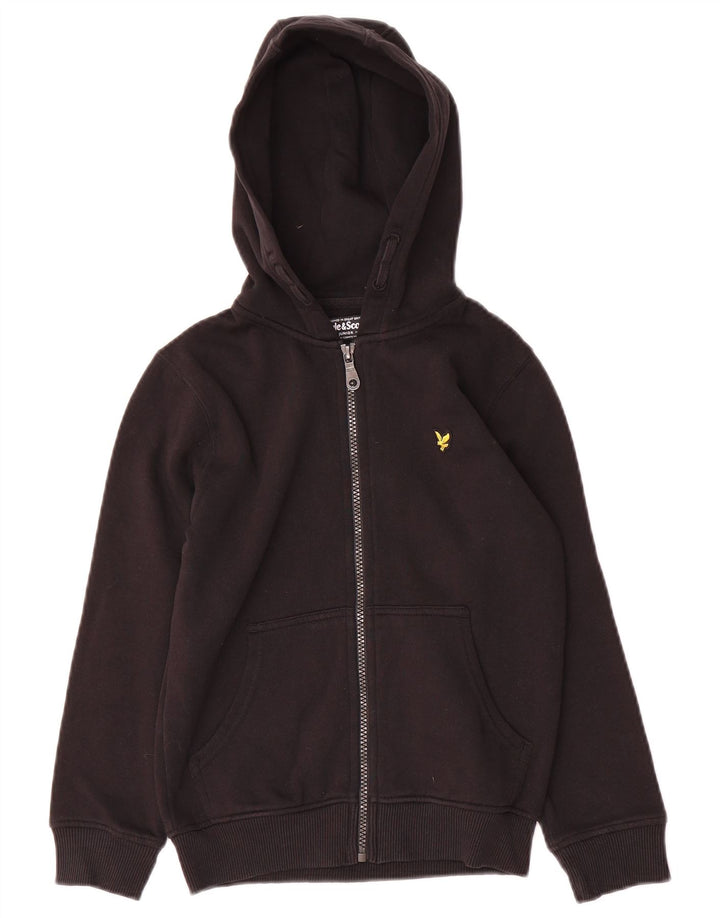 Lyle & Scott Boys Hættetrøje med lynlås 8-9 år Sort