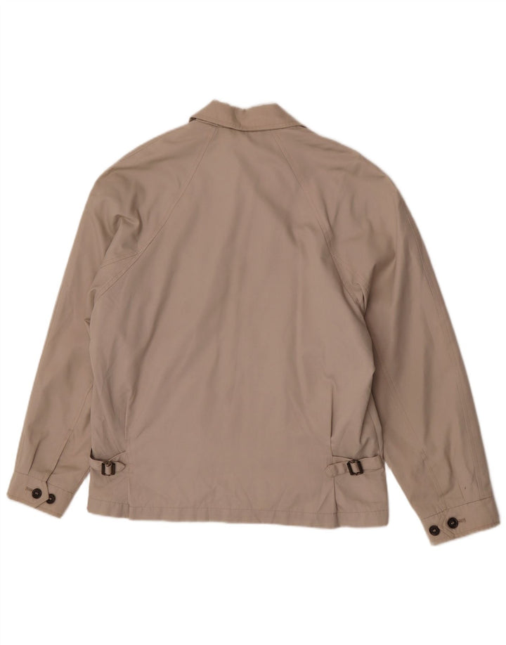 Marks & Spencer Bomber Jacket UK 36 Small Beige Polyester