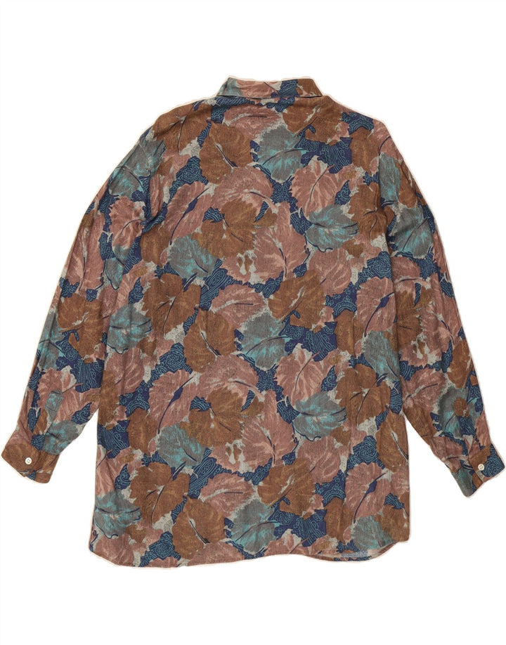CASSERA Womens Shirt UK 20 2XL Multicoloured Floral Vintage Cassera and Second-Hand Cassera from Messina Hembry 
