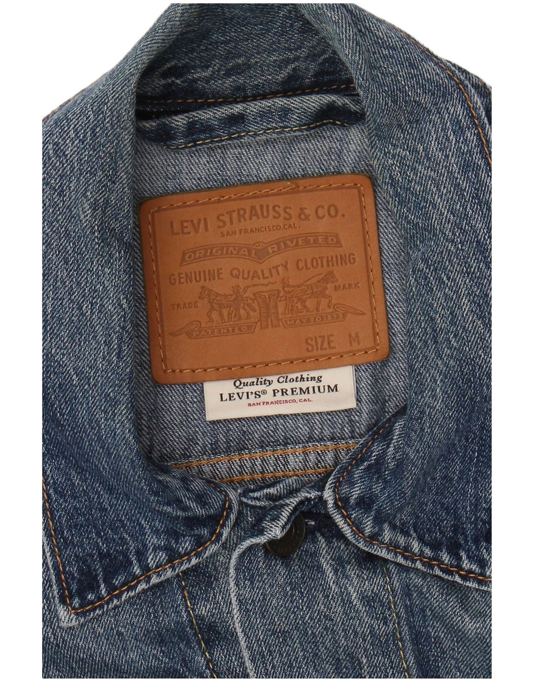 LEVI'S Denimjakke til mænd UK 38 Medium Blue