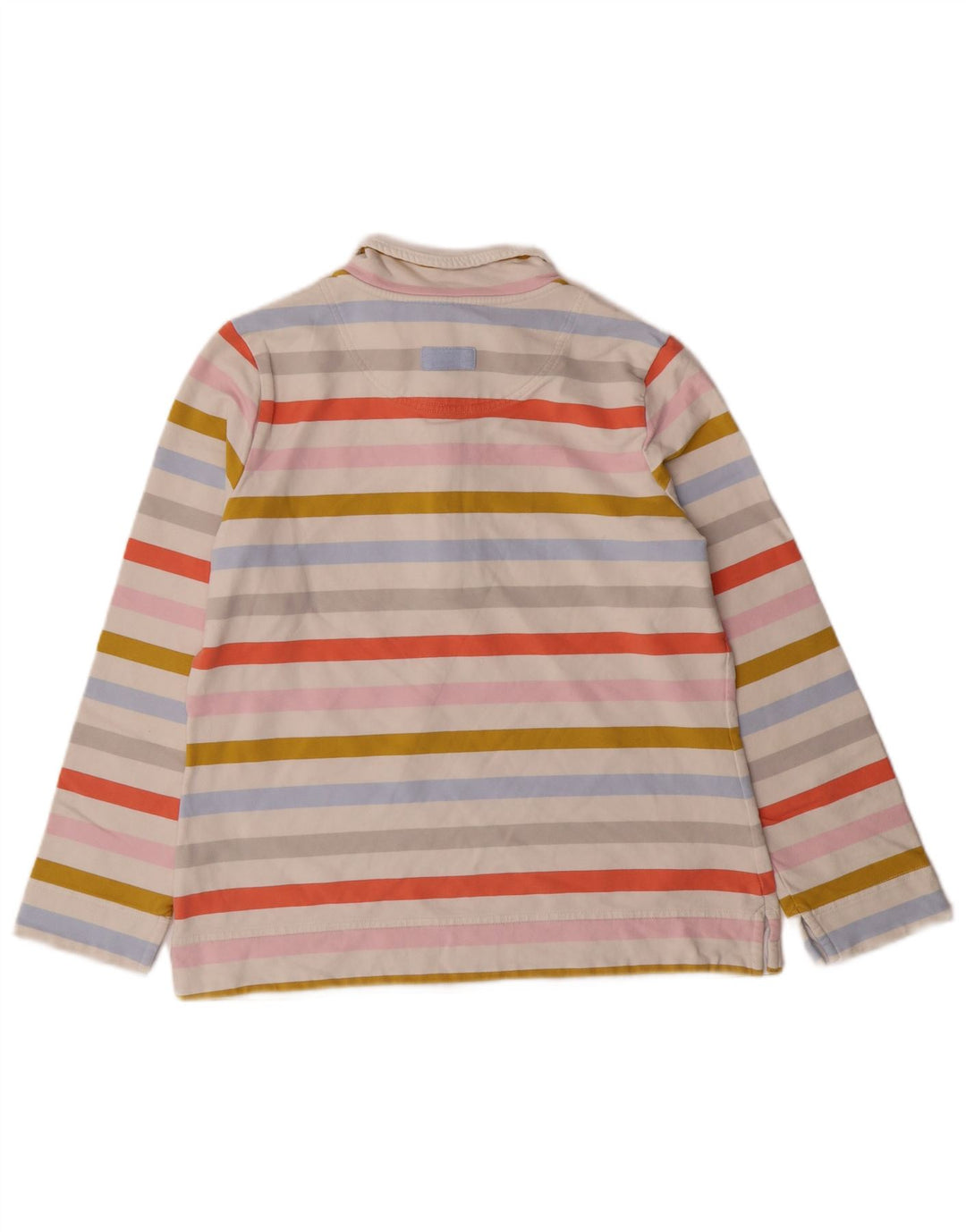 Joules Dame Sweatshirt Jumper UK 14 Stor Flerfarvet Stribet Klassisk