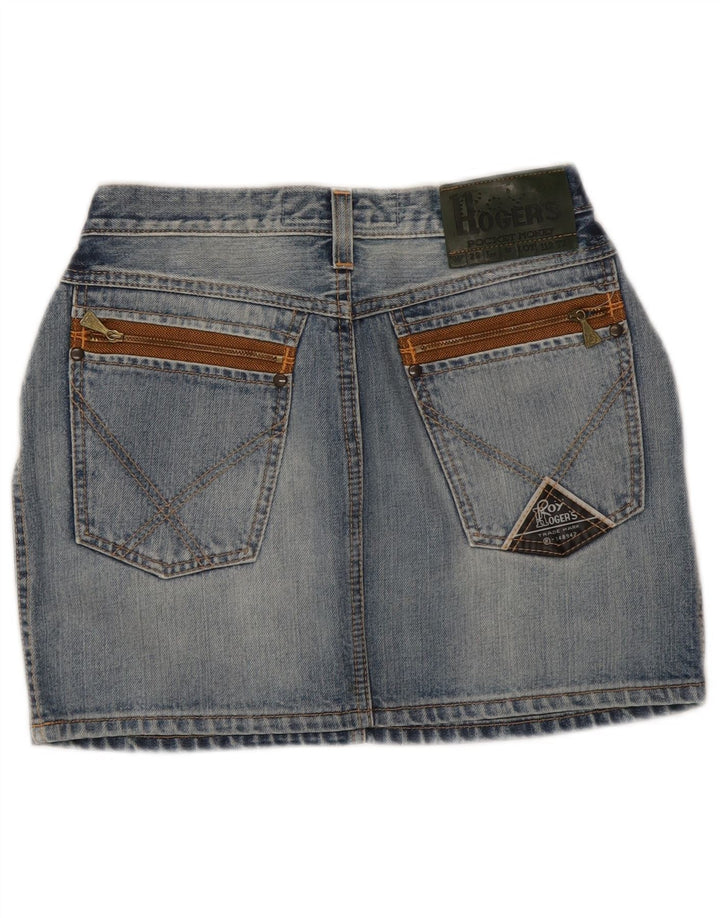 Roy Rogers Dame Mini Denim Nederdel W29 Medium Blue Bomuld