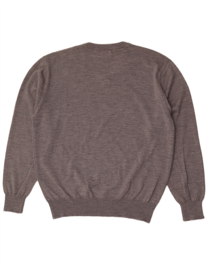 ORVIS Herre V-hals sweater XL Grå Uld