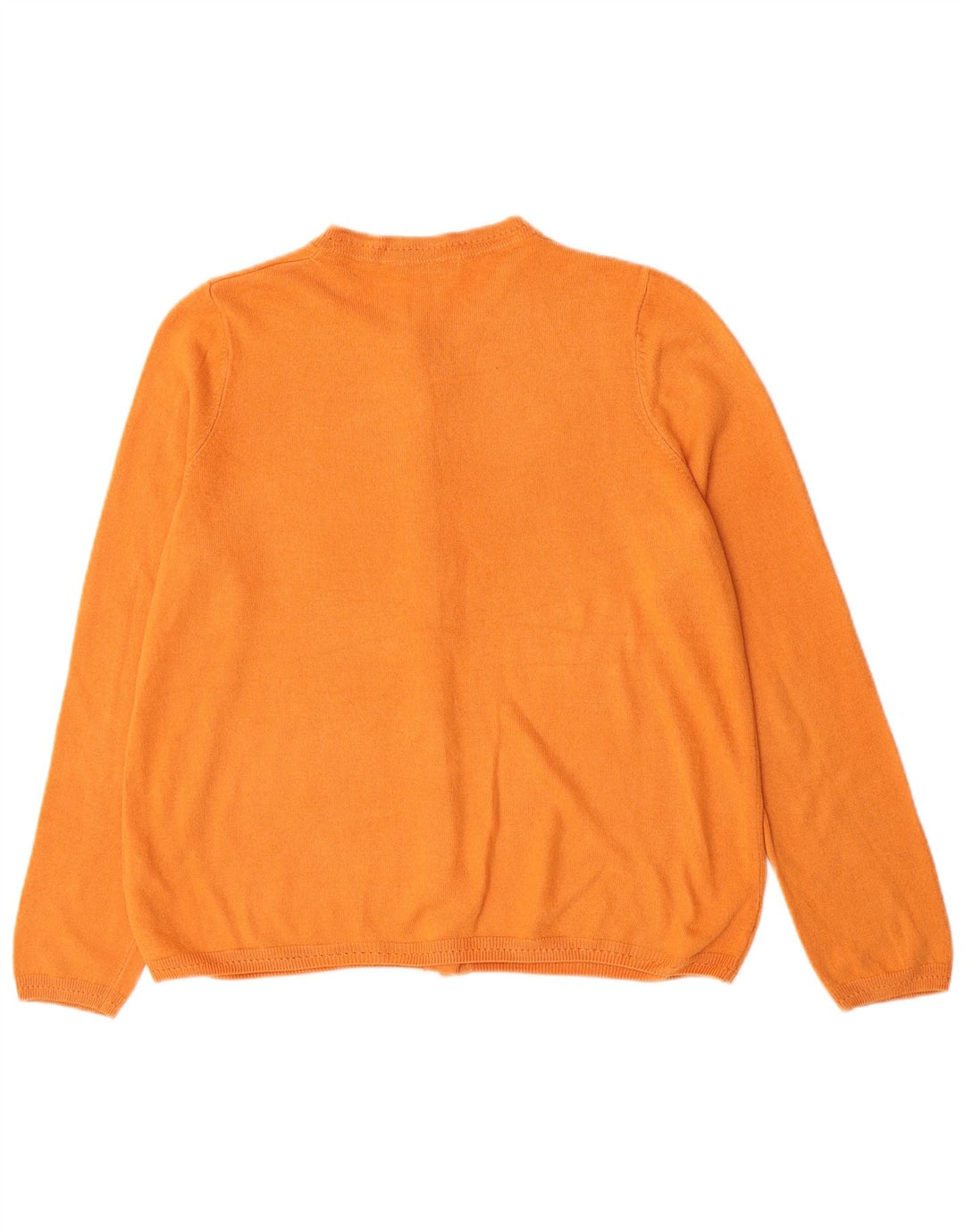 Marks & Spencer Dame Oversized Cardigan Sweater UK 16 Large Orange