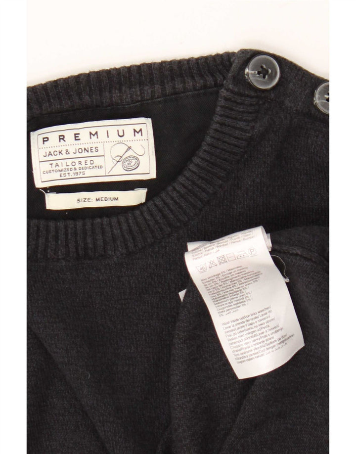 Jack & Jones Herre Regular Fit Crew Neck Jumper Sweater Medium Navy Blue
