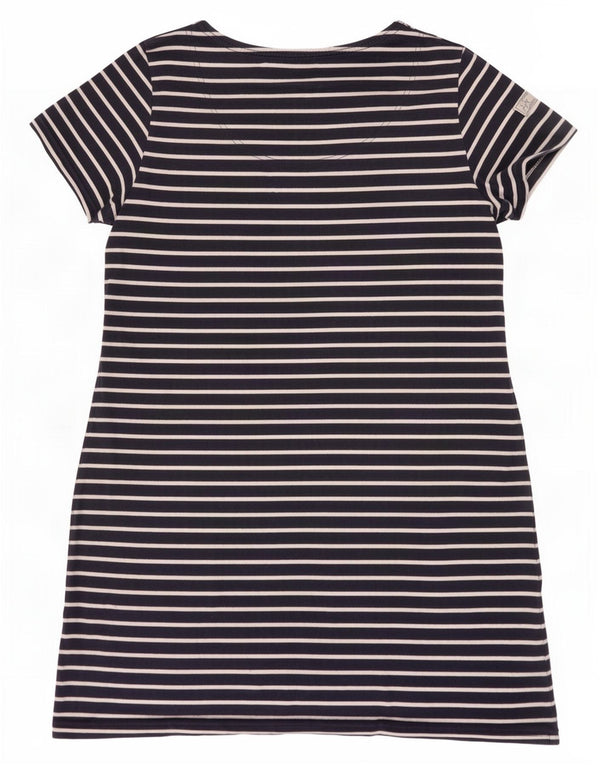 Joules T-shirtkjole til kvinder UK 18 XL marineblå stribet bomuld
