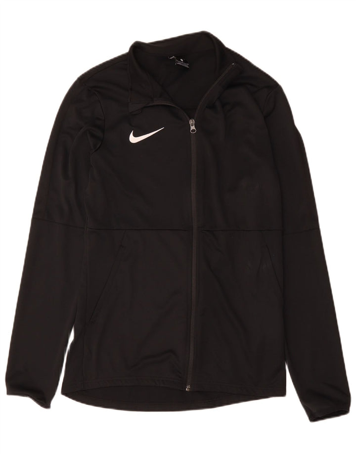 Nike herre Dri Fit træningsdragt topjakke lille sort polyester