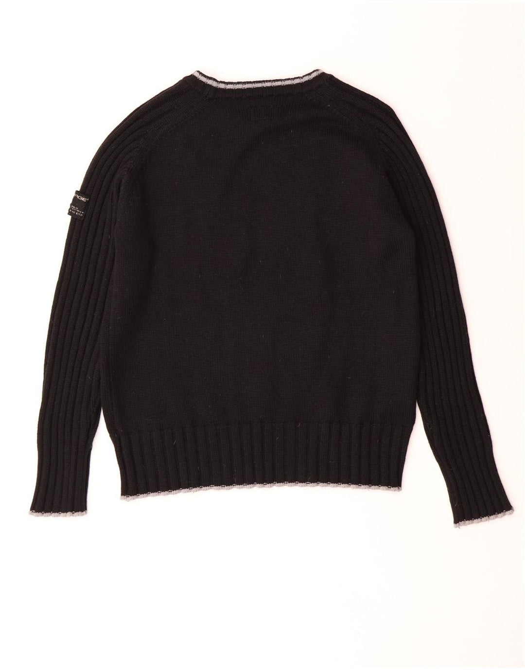 Energie Herre Crew Neck Jumper Sweater Large Sort Uld