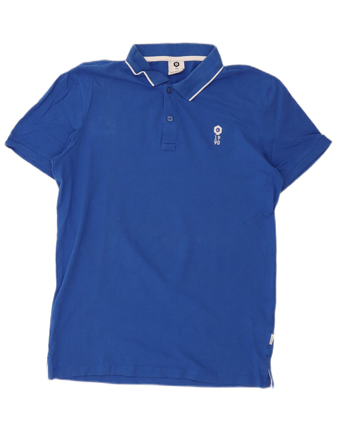 JACK & JONES Herre Core Polo Shirt Medium Blue Bomuld