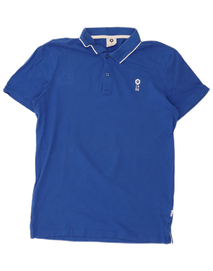 JACK & JONES Herre Core Polo Shirt Medium Blue Bomuld