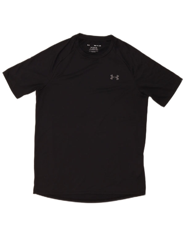 Under Armour Herre T-Shirt Top Lille Sort Polyester