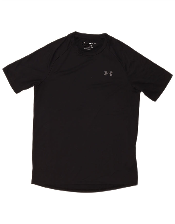 Under Armour Herre T-Shirt Top Lille Sort Polyester