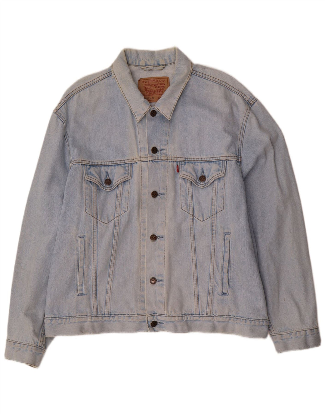Levi's Herre denimjakke UK 42 XL Blå Bomuld