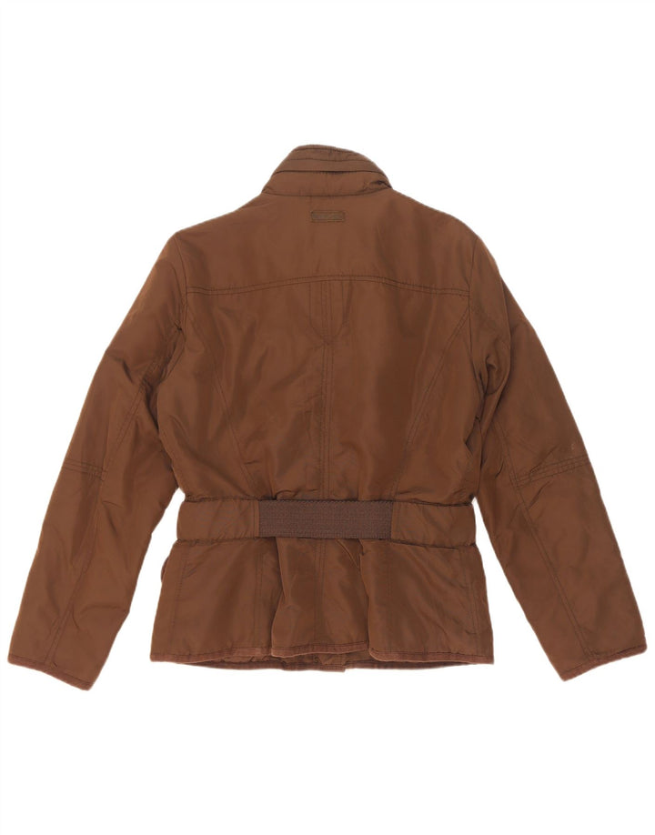Marlboro Classics Dame Hooded Utility Jacket EU 42 Large Brown Nylon